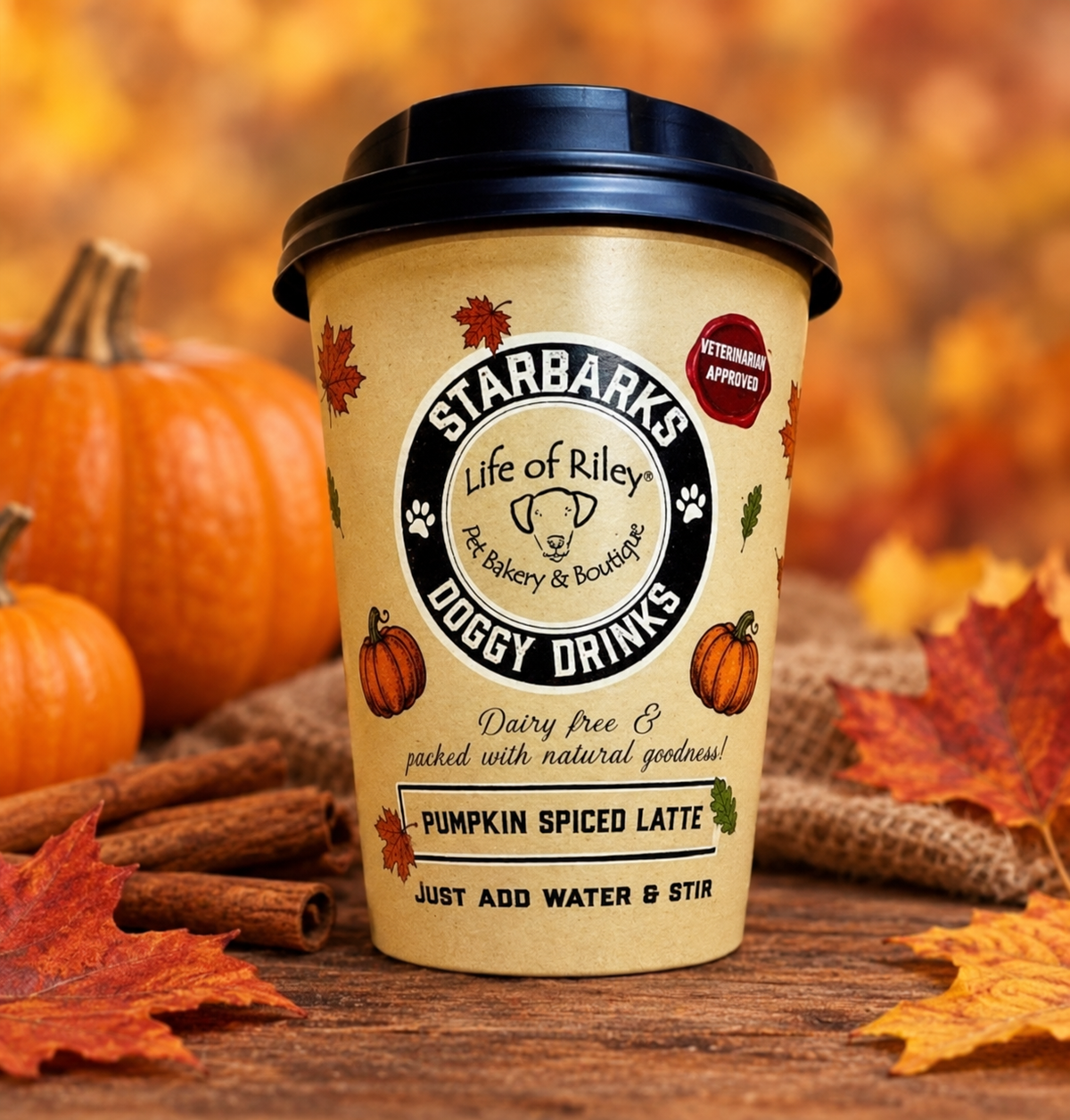 Starbarks Pumpkin Spiced Latte