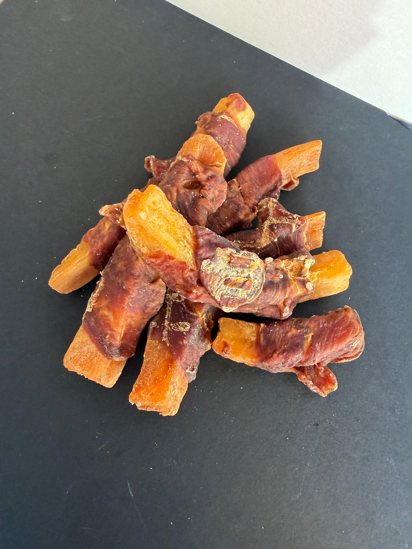 Duck Wrapped Sweet Potato