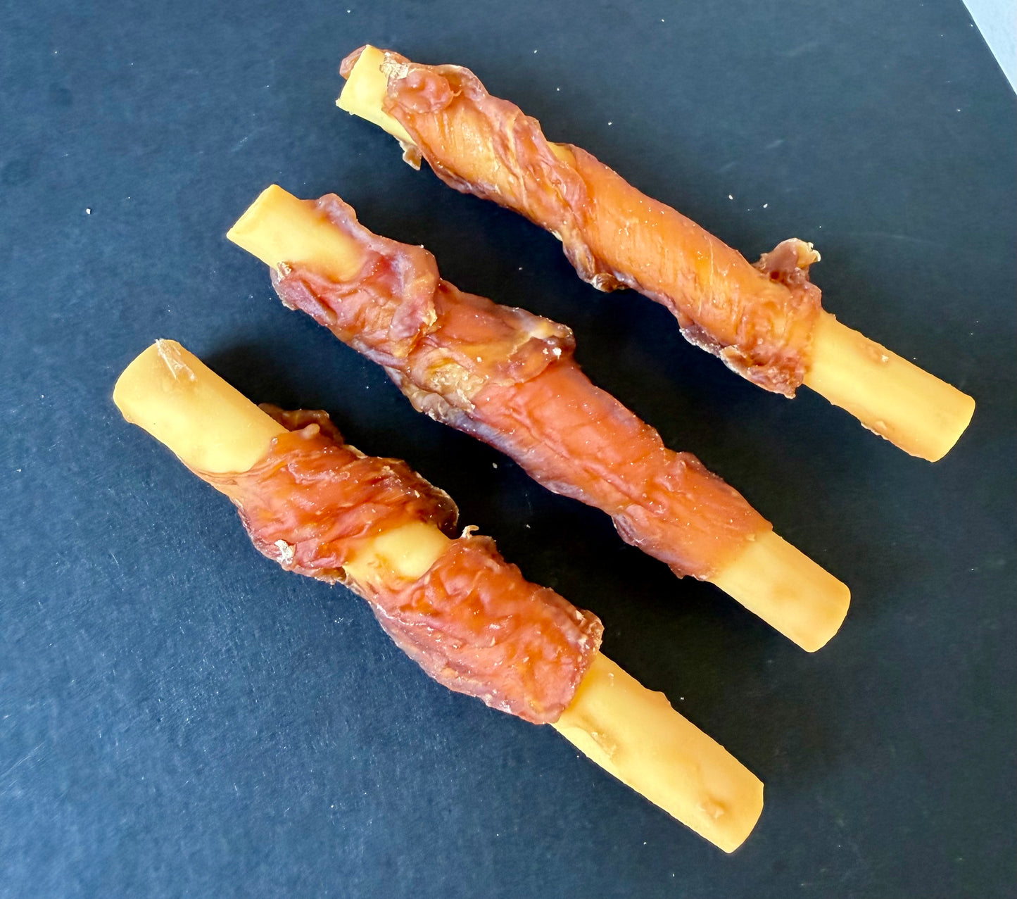 Rabbit Wrapped Sweet Potato Tubes