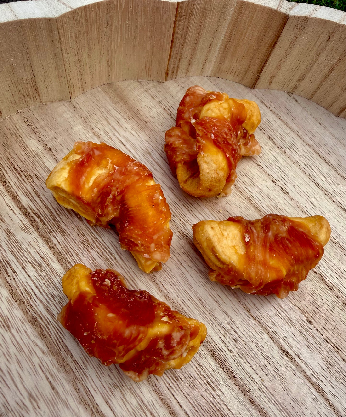 Apple Wrapped in Chicken Breast