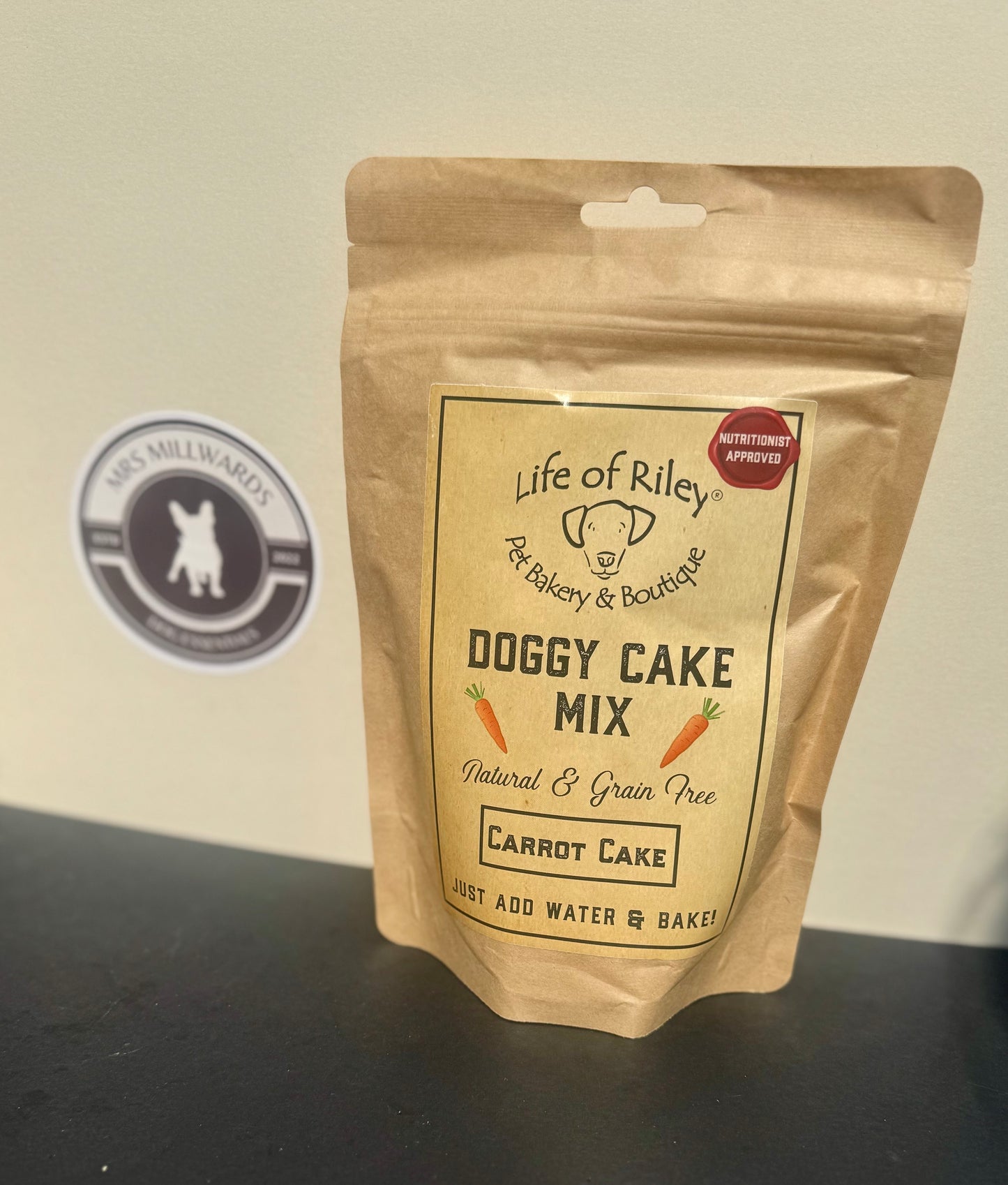DIY Doggy Cake Mix- Carrot Cake
