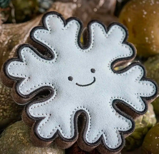 Flakey the Snowflake shaped Eco Dog Toy