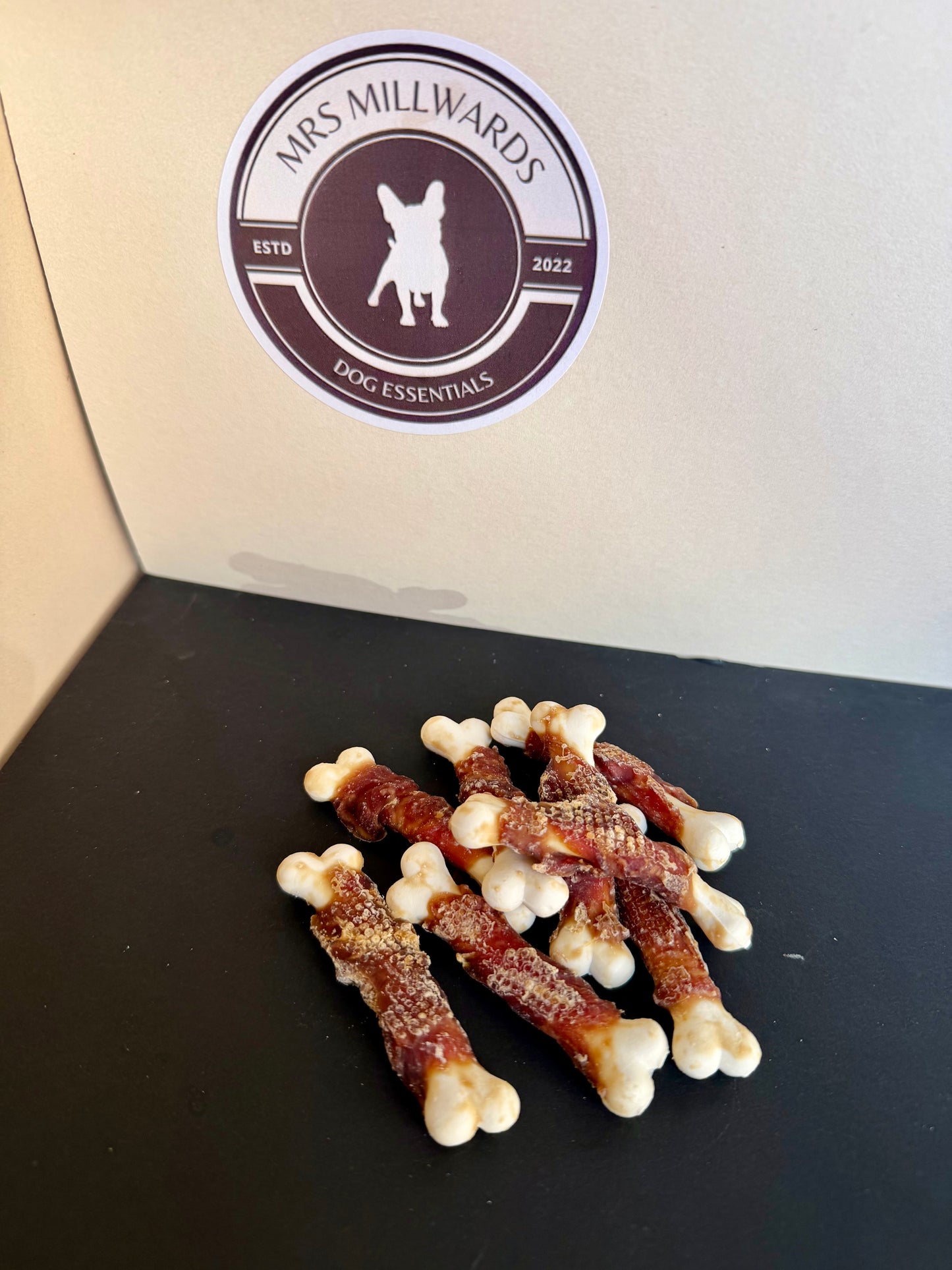 Duck Wrapped Calcium Bones
